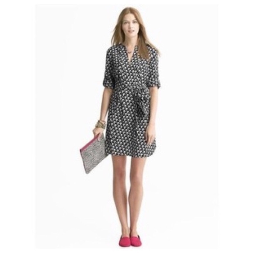 Banana Republic Bird Print Dress